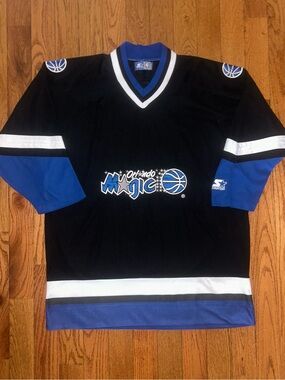 Orlando Magic Starter Vintage Hockey Jersey Size 2XL